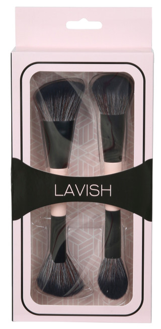 Thumbnail 1: Lavish 2 Pk Dual-Ended Makeup Brush Set 