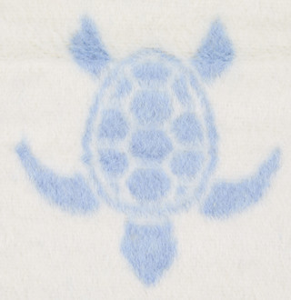 Thumbnail 2: Classy Cotton 50x60 Turtle Print Soft Brushed Throw 