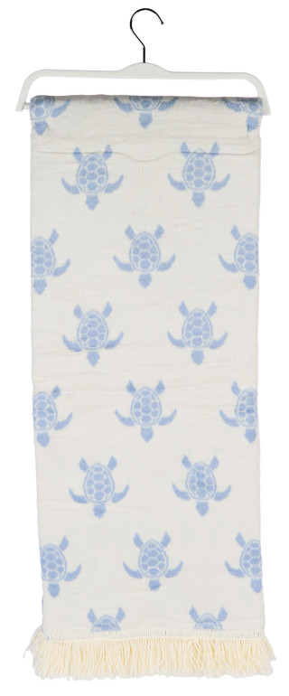 Thumbnail 1: Classy Cotton 50x60 Turtle Print Soft Brushed Throw 