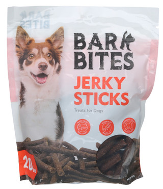 Thumbnail 1: BARK BITES 20 oz Jerky Sticks Treats for Dogs 
