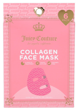 Thumbnail 1: Juicy Couture 6 Pk Collagen Face Masks 
