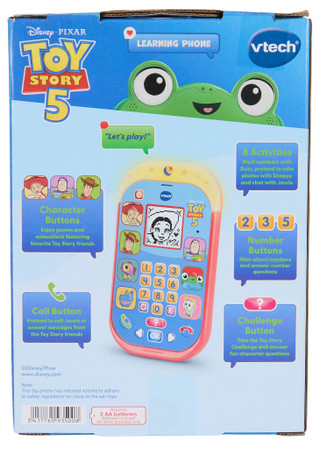 Thumbnail 2: VTech Disney Toy Story 5 Learning Phone Toy  