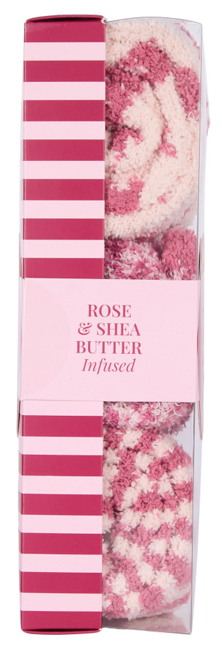 Thumbnail 2: AROMASOLES Women's 3 Pk Rose Petals Infused Cozy Socks 