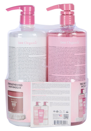 Thumbnail 2: Bee Organic 3 Pc Waves & Curls Hair Treatment Set 