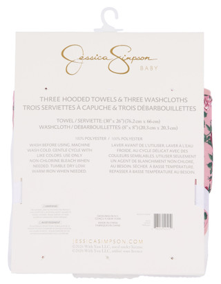 Thumbnail 2: Jessica Simpson 6 Pc Bath Towels & Washcloths Set 