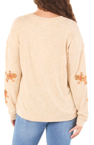 Thumbnail 2: Magical Season Women's Long Sleeve Christmas Sequin Top 