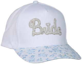 Thumbnail 1: David and Young Bride Floral Print Bill Baseball Hat  