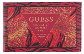 Thumbnail 1: Guess Men's 4 Pc Seductive Homme Red Gift Set with Bag 