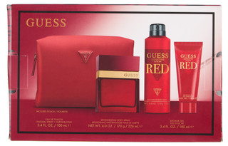 Thumbnail 2: Guess Men's 4 Pc Seductive Homme Red Gift Set with Bag 