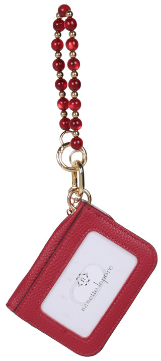 Thumbnail 2: Nanette Lepore Credit Card & ID Holder with Detachable Beaded Bracelet 