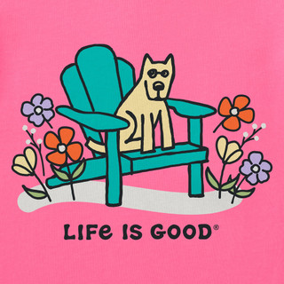 Thumbnail 2: Life is Good Women's V-Neck Graphic Tee 