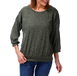 Thumbnail 1: Parallel Skies Women's 3/4 Sleeve Sweater Knit Top 