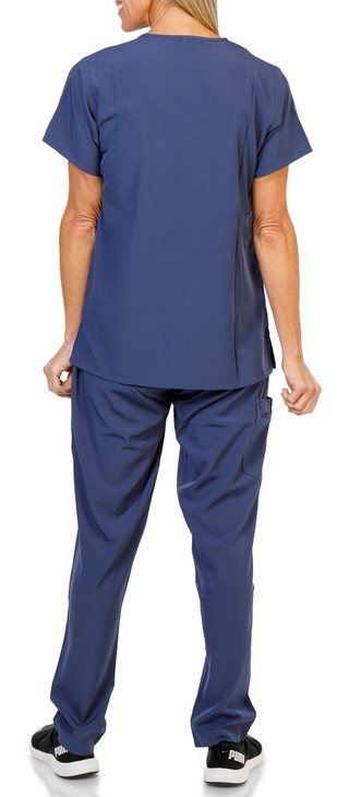 Thumbnail 2: Crush Women's 2 Pc Alyssa 4 Way Stretch V Neck-Multi Pocket Scrubs 