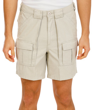 Thumbnail 2: Weekender Men's Solid 6 Pocket Cargo Shorts  