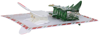 Thumbnail 2: Fantasia Accessories 2 Pc Christmas Tree & Santa Claw Hair Clips 