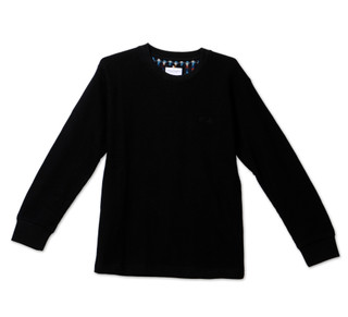 Thumbnail 1: Denim & Flower Big Boys Long Sleeve Thermal Shirt 
