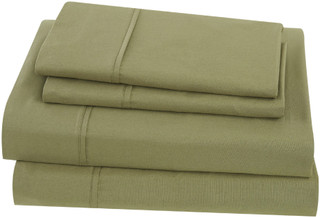 Thumbnail 1: Brooklyn Loom Brooklyn Loom Solid Cotton Percale Sheet Set 