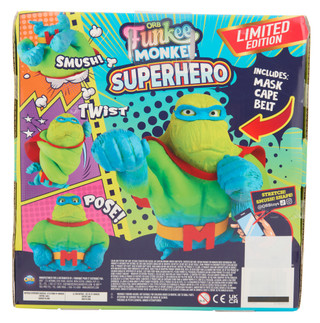 Thumbnail 2: ORB Funkee Monkee Superhero Jumbo Squishy Toy 