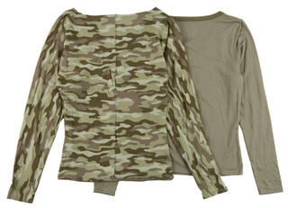 Thumbnail 2: No Comment Junior's 2 Pk Dolman Henley Top Set 