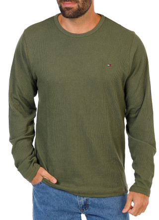 Thumbnail 1: Tommy Hilfiger Men's Long Sleeve Thermal Crew Neck Shirt 