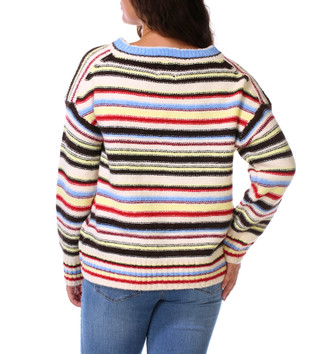 Thumbnail 2: No Comment Juniors V-Neck Pullover Sweater 