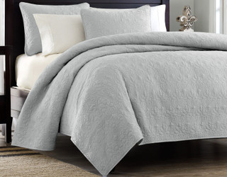 Thumbnail 1: Madison Park Madison Park Quebec 3 pc Coverlet Set 