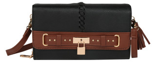 Thumbnail 1: ADRIENNE VITTADINI Boho Wallet-On-A-String with Flap Buckle, Tassel & Strap 