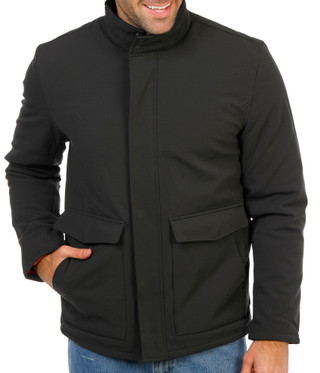 Thumbnail 1: Hawke & Co. Men's Snap Front Corduroy Collar Jacket 