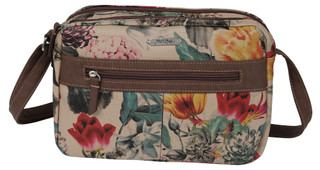 Thumbnail 1: MULTISAC Ellis 4 Zipper Multi Compartment Convertible Crossbody Bag 
