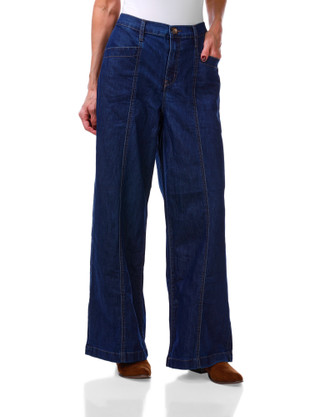 Thumbnail 1: Nanette Lepore Women's High Rise Wide Leg Seamed Jeans  