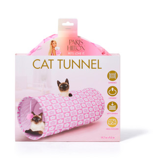Thumbnail 1: Paris Hilton 19x9 Floral Expandable Cat Tunnel  