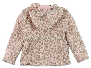 Thumbnail 2: MADDIE & MICHELLE Little Girls Fleece Lined 4 Pocket Zip Up Anorak Coat 