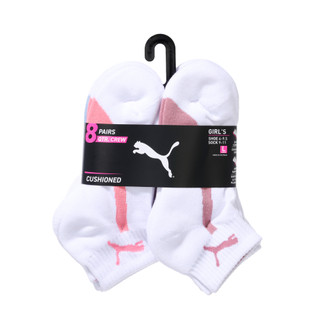 Thumbnail 1: Puma Big Girls 8 Pk Cushioned Quarter Crew Socks  