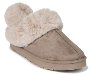 Thumbnail 1: Bebe Women's Fur Back Memory Foam Slippers 