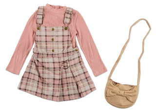 Thumbnail 1: Little Lass Girls 3 Pc Dress Set  