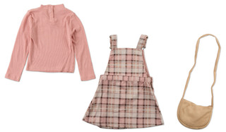 Thumbnail 3: Little Lass Girls 3 Pc Dress Set  