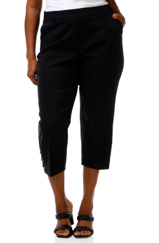 Thumbnail 3: Zac & Rachel Women's Plus Slim Crop Pants 