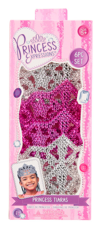 Thumbnail 1: Princess Expressions 6 Pk Princess Tiaras Set 