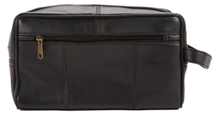 Thumbnail 3: NFL Saints  NFL New Orleans Saints  Leather Shave Kit Bag 