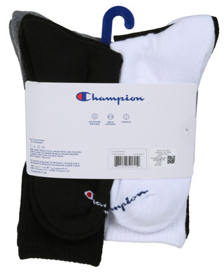 Thumbnail 2: Champion Men's 5 Pk Performance Cushion Crew Socks  
