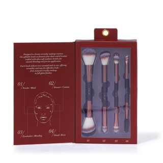 Thumbnail 2: CALA 4 Pk Dual-Ended Makeup Brushes 