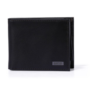 Thumbnail 1: Kenneth Cole North-South Hand Crafted Bifold Leather Wallet 