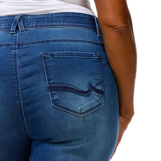 Thumbnail 2: Angels Forever Young Women's Plus Bootcut Jeans 