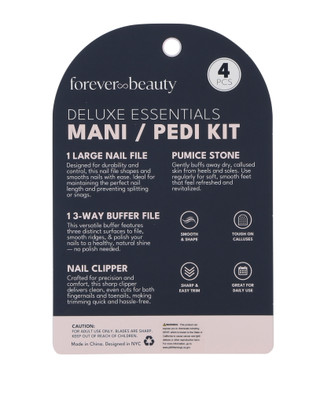 Thumbnail 2: Forever Beauty 4 Pc Mani & Pedi Kit 