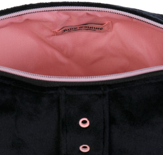 Thumbnail 3: Juicy Couture Rhinestone Buckle Travel Cosmetic Bag w/ Toiletry Bottle 