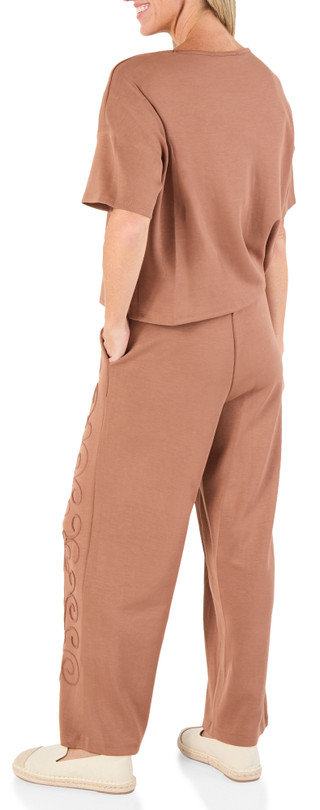 Thumbnail 2: Truth by Republic Women's 2 Pc Embroidered Wide Leg Pants Set 