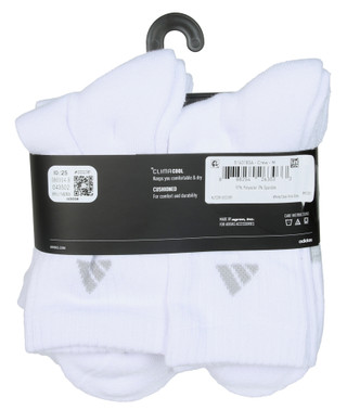 Thumbnail 2: Adidas Women's 6 Pk Climacool Cushioned Crew Socks 