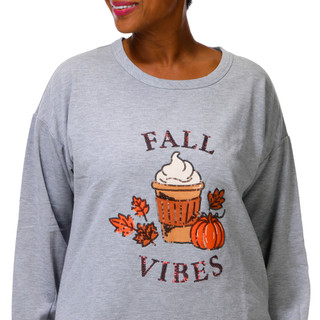 Thumbnail 2: Chenault Women's Fall Vibes Sweatshirt  
