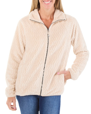 Thumbnail 1: ZeroXposur Women's Full Zip Extra Soft Embossed Pile Jacket 