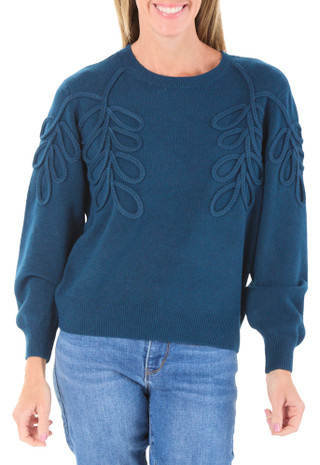 Thumbnail 1: Zac & Rachel Women's Soutache Embroidered Pullover Sweater 